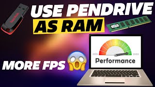 Speed Up Your Low End PC - Increase Ram On PC Free 🔥🔥 | Use USB Pendrive As RAM ⚡⚡