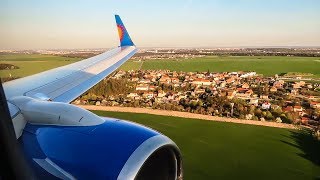 Jet2 Boeing 737-800 GOLDEN HOUR LANDING at Prague Airport (PRG)