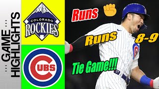 Chicago Cubs vs Colorado Rockies [Highlights] Cubs Win Convincingly Over Rockies | Amazing Game 🚀🚀🚀