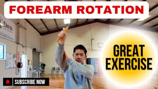 Badminton Exercise To Help With Forearm Rotation For V Grip