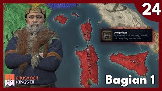 Varangian Adventurer, Cagliari, dan Viking - Haesteinn Part 1 - Crusader Kings 3 Indonesia