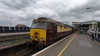 57313 & 57315 leaving Wakefield Westgate 16/8/24.