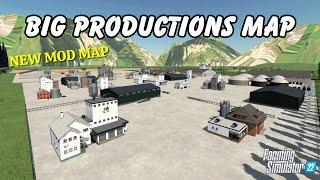 "BIG PRODUCTIONS MAP" FS22 Map Tour/Review | New Mod Map | Farming Simulator 22 | PS5