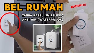 Bel Pintu Rumah Wireless, Solusi TAMU & KURIR PAKET❗Doorbell