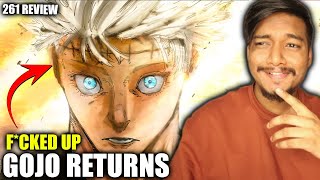 GOJO'S RETURN 𝔽*ℂ𝕂𝔼𝔻 UP JJK MANGA!💀 | JJK Chapter 261 in Hindi