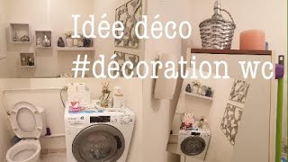 COMMENT JE DÉCORE  MES TOILETTES // IDÉES DÉCO// DÉCORATION TOILETTE 🚽#shorts