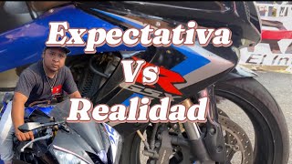 EXPECTATIVA VS REALIDAD Moto deportiva R6 VS Moto italika