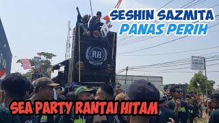 PANAS PERIH VOC SESHIN SAZMITA ❗️ INDRA JAYA sea party pemuda rantai hitam