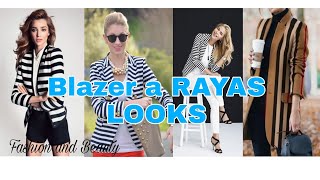 BLAZER A RAYAS/DIFERENTES FORMAS DE LLEVAR🌸