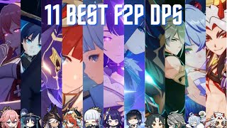 11 BEST F2P DPS !! Who is Best ?? {Genshin impact}