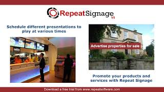 Digital signage for business - Repeat Signage sample presentation