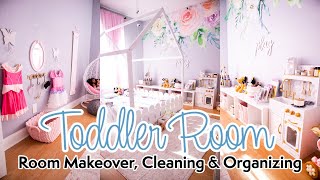 Toddler Room Makeover | Toddler Room Organization | Toddler Girl Room Ideas