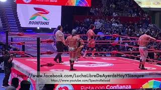 Arena Mexico 24/mayo/2024 Rugido y Magia Blanca, que lanza el reto por los campeonatos de pareja MLW