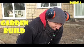 ( How to ) Garden project using Bradstone Old Town walling and Paving