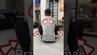 Zmniejsz ból między łopatkami #bólpleców #fizjoterapia #fizjoterapia #czestochowa #cwiczenia