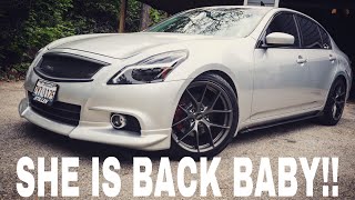 THE G37 EXHAUST LEAK FROM HELL IS FIXED!! *I'M SO HAPPY!!*