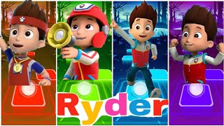 PAW Patrol - Chase 🆚 Skye 🆚 Rubble 🆚 Marshall 🎶 tiles_Hop_Ryder