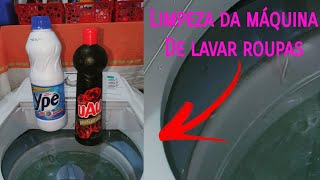 Limpeza da máquina de lavar roupas 👌