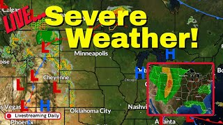 🔴Live: Severe Weather Coverage  -  2% Tornado Risk   9-18-24