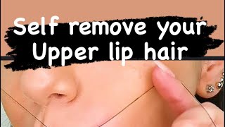 Upper lips bnaye khud se …. Ghar pr hi bna li meine apni upper lips vo bi thread se …. Skin care