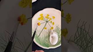 Porcelain firing #shorts #porcelain #crafting #diy #nature #amazing #ceramicplates #incredible #fun