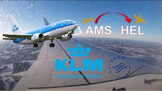 ✈︎ AMAZING KLM ✈︎ Full Service Flight from AMS to Helsinki - B737-800