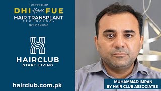 Hybrid FUE Hair Transplant with DHI Technology by Hair Club Associates.