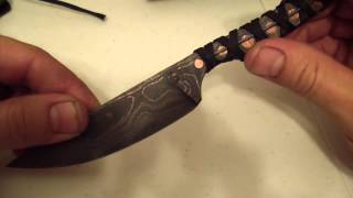 "Artsy" Damascus Knife Quick Auction