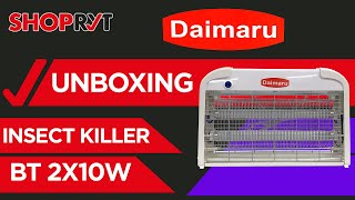 UNBOXING DAIMARU INSECT KILLER BT 2X10W