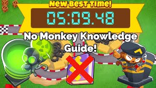 Btd6 Race “The Monklympics!” In 5:09.48 No Monkey Knowledge Guide!