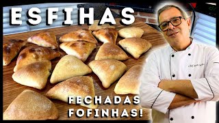 ESFIHAS FECHADAS COM MASSA MUITO FOFINHA