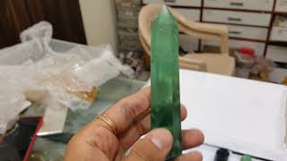 Reiki Crystal Prouducts, Healing Stones Green Fluorite Obelisks know the Healing properties