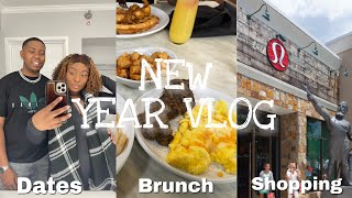 Come on a date with me: New Year Vlog | shopping, brunch, etc.