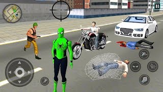 Spider Rope Hero Ninja Gangster Crime Vegas City - Android Gameplay