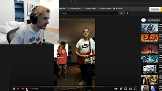 xQc Reacts to IT ARRIVED Guy Playing Guitar