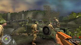 "Call of Duty: Roads to Victory"  United States Campaign - PSP - (Mission #1 - Altavilla)