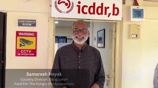 Food For The Hungry-Bangldaesh Country Director visiting icddr,b Teknaf hospital