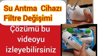 Arıtma cihazı filtre değişimi aritma cihazı nasıl sökülür ihlas su arıtma cihazi nasıl değiştirilir