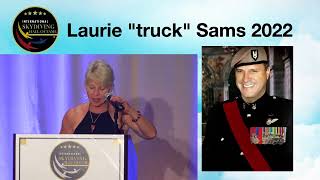 Laurie truck Sams 2022 induction