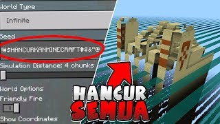 JANGAN DICOBA!!! SEED INI BISA MENGHANCURKAN MINECRAFT DALAM HITUNGAN DETIK!!!