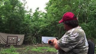 Shooting a Pocket Shot in slingshot form