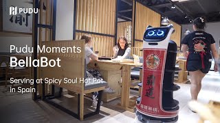 Have a look at our robot waiter at Spicy Soul Hot Pot in Spain | Pudu Robotics