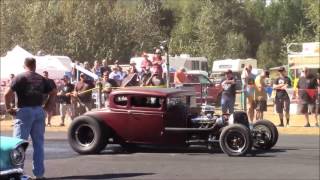 Wade's 1931 Model A Coupe Billetproof Eruption Drags 2016