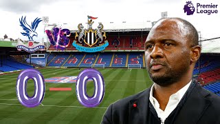 Patrick Vieira post-match interview after Crystal Palace 0 - 0 Newcastle