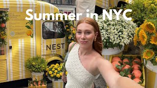 NYC Summer vlog | brand events | Sunday reset