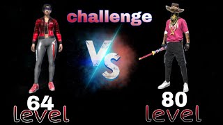 76 level player challenge me for 1 Vs 1 custom // Garena free fire hard 1 Vs 1 match