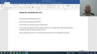 EXISTE PRAZO DE VALIDADE PARA CT E? #ricmsmg