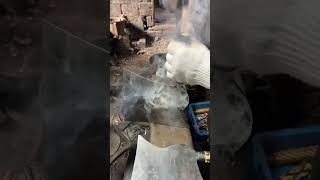 Hammer in Knife Making #blacksmithing   #chefknife #blacksmith