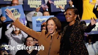 In full: Michelle Obama's full speech with Kamala Harris in Michigan