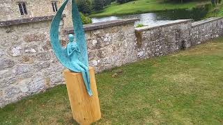 Leeds Castle Sculpture Trail 2024 Caislean Laedi Conair Dealbh